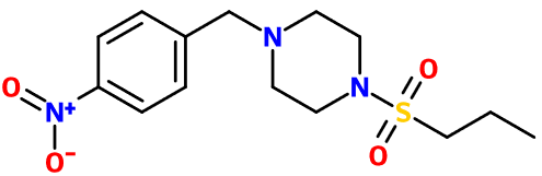 (image for) MC005323 1-(4-Nitrobenzyl)-4-(propylsulfonyl)piperazine